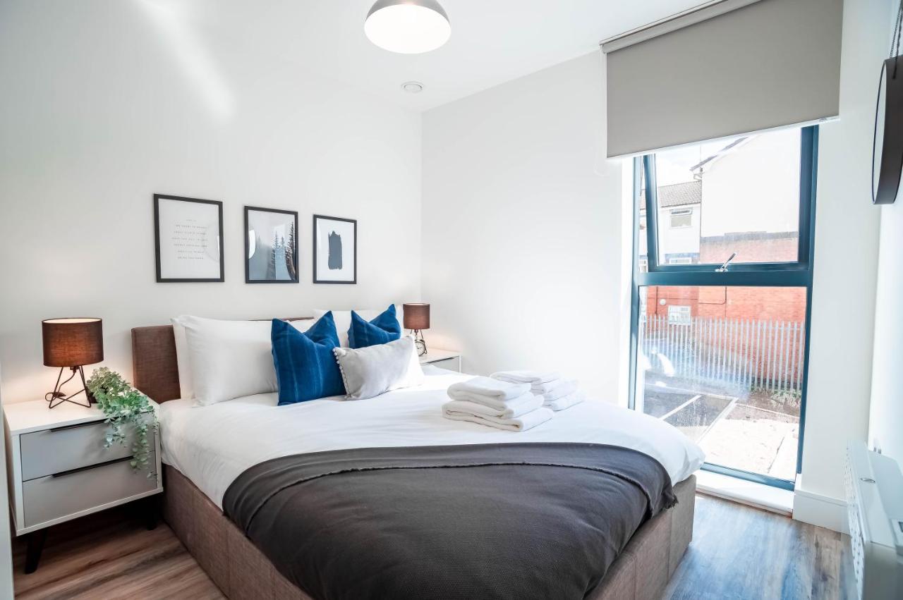 Luxe Interchange Apartment Near Old Trafford - Media City - The Quays Manchester Luaran gambar