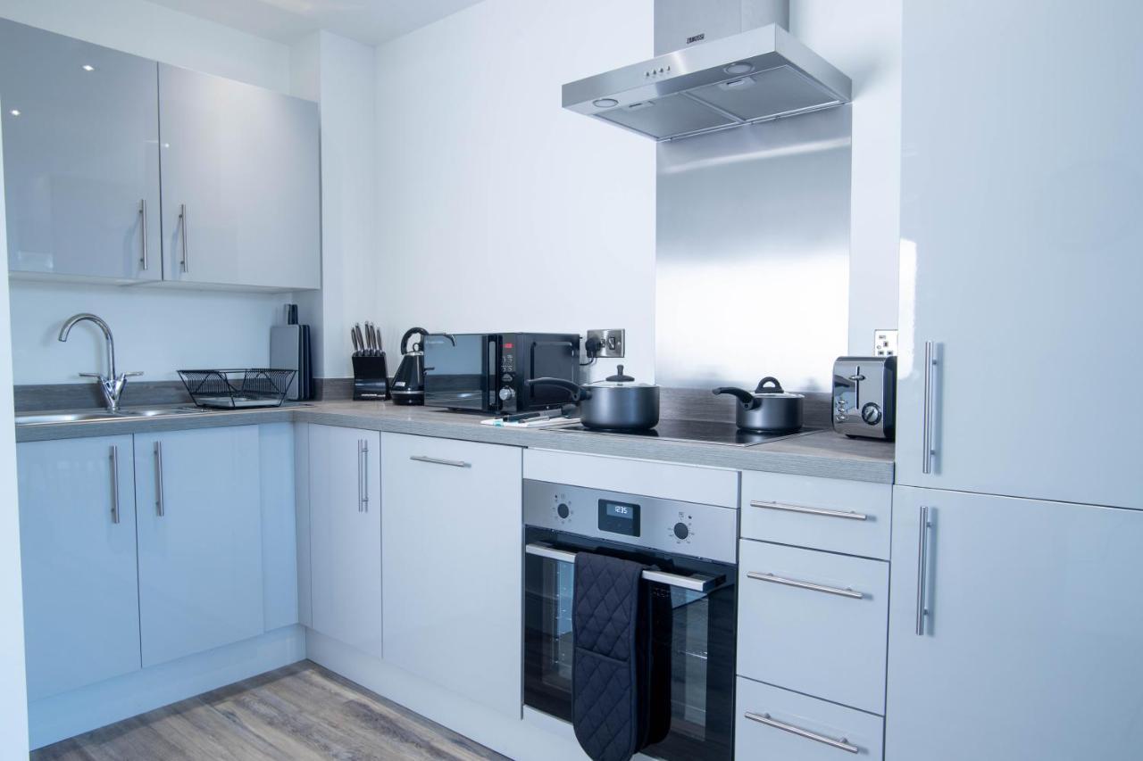 Luxe Interchange Apartment Near Old Trafford - Media City - The Quays Manchester Luaran gambar