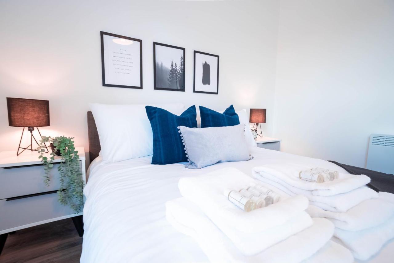Luxe Interchange Apartment Near Old Trafford - Media City - The Quays Manchester Luaran gambar