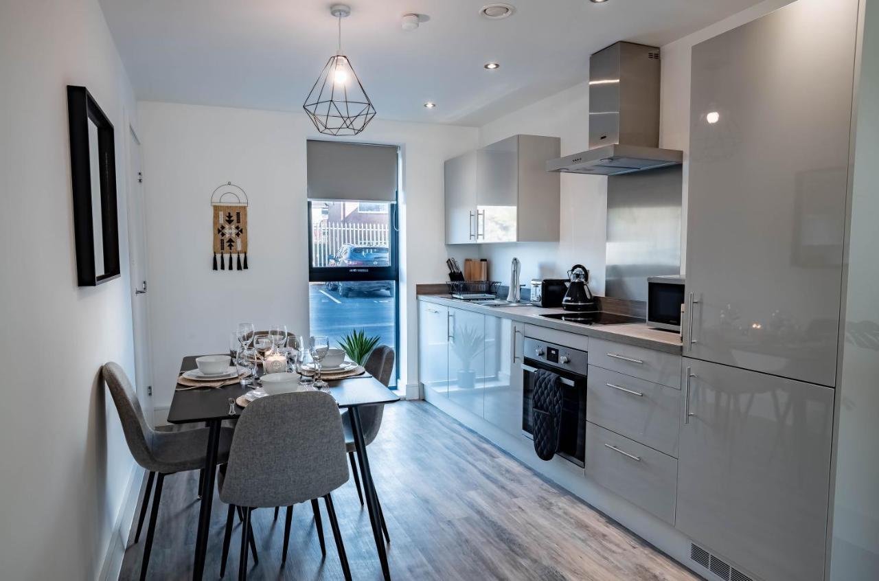 Luxe Interchange Apartment Near Old Trafford - Media City - The Quays Manchester Luaran gambar