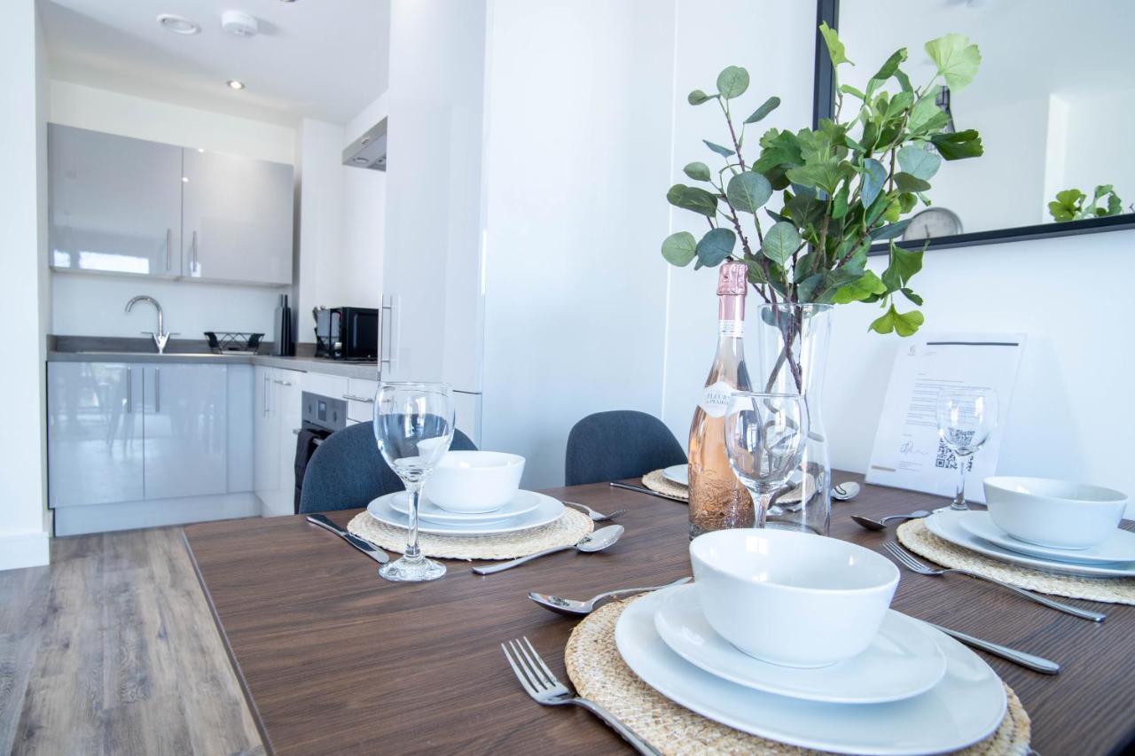 Luxe Interchange Apartment Near Old Trafford - Media City - The Quays Manchester Luaran gambar