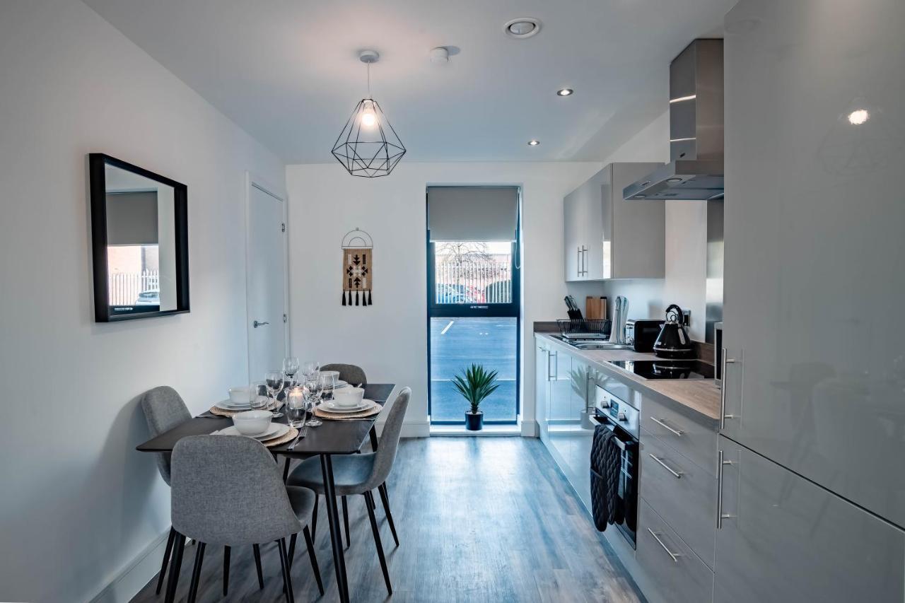 Luxe Interchange Apartment Near Old Trafford - Media City - The Quays Manchester Luaran gambar